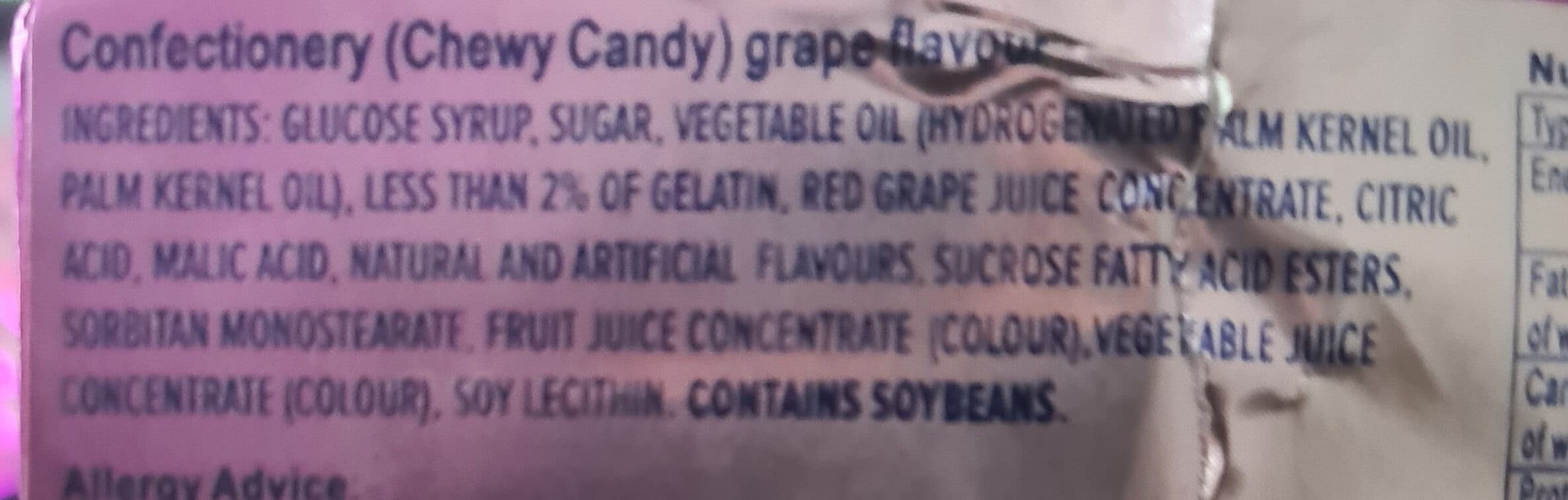 Morinaga Hichew grape packshot