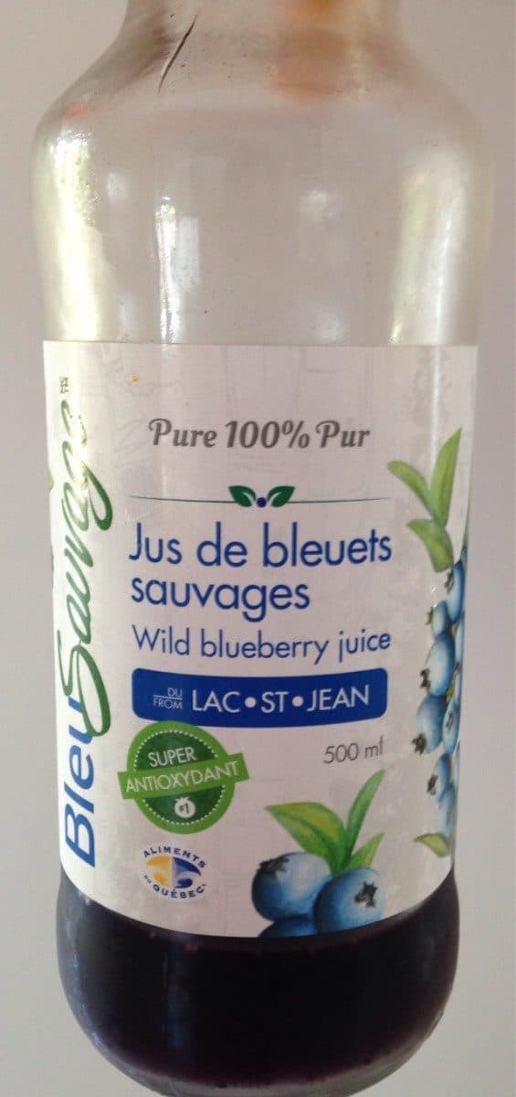 Open Food Facts Jus de bleuets sauvages packshot