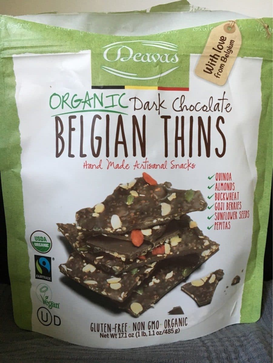Deavas Deavas, dark chocolate belgian thins packshot