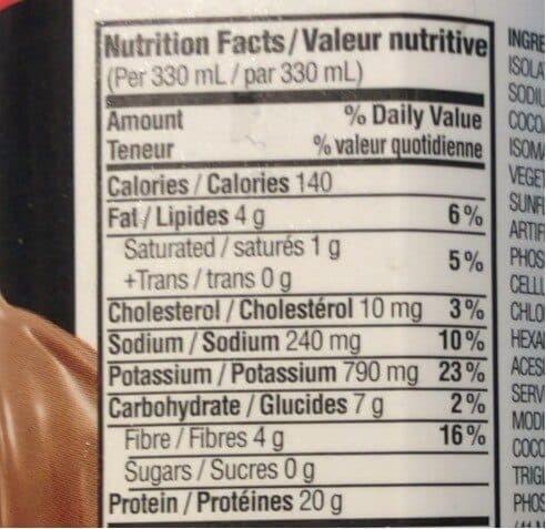 Open Food Facts Muscle milk packshot