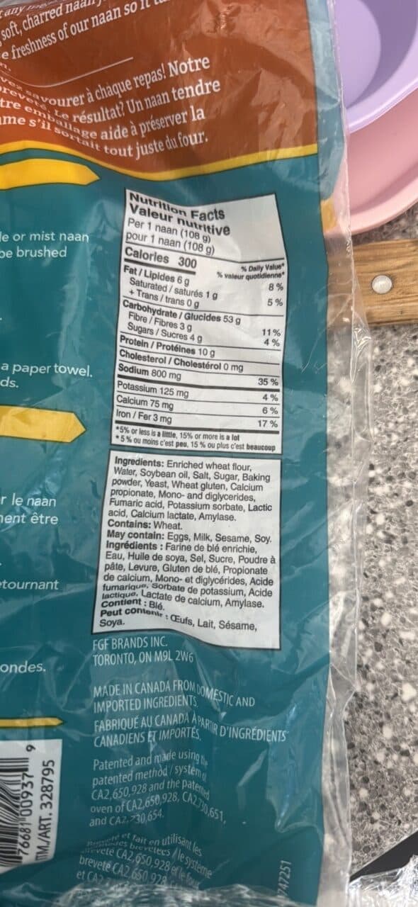 Rivaj Naan packshot