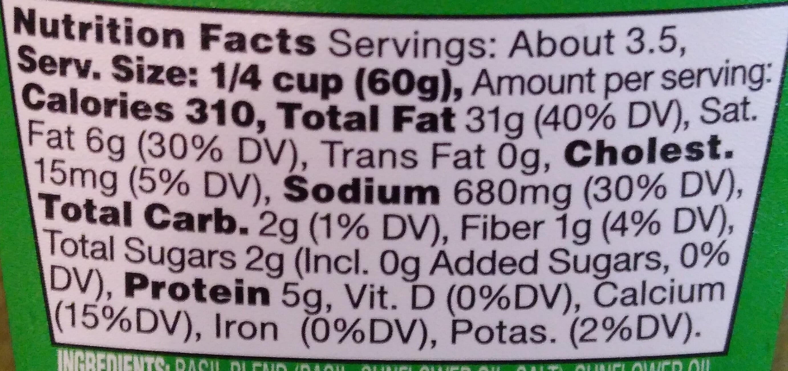 Rana Meal Solutions Llc Basil Pesto packshot
