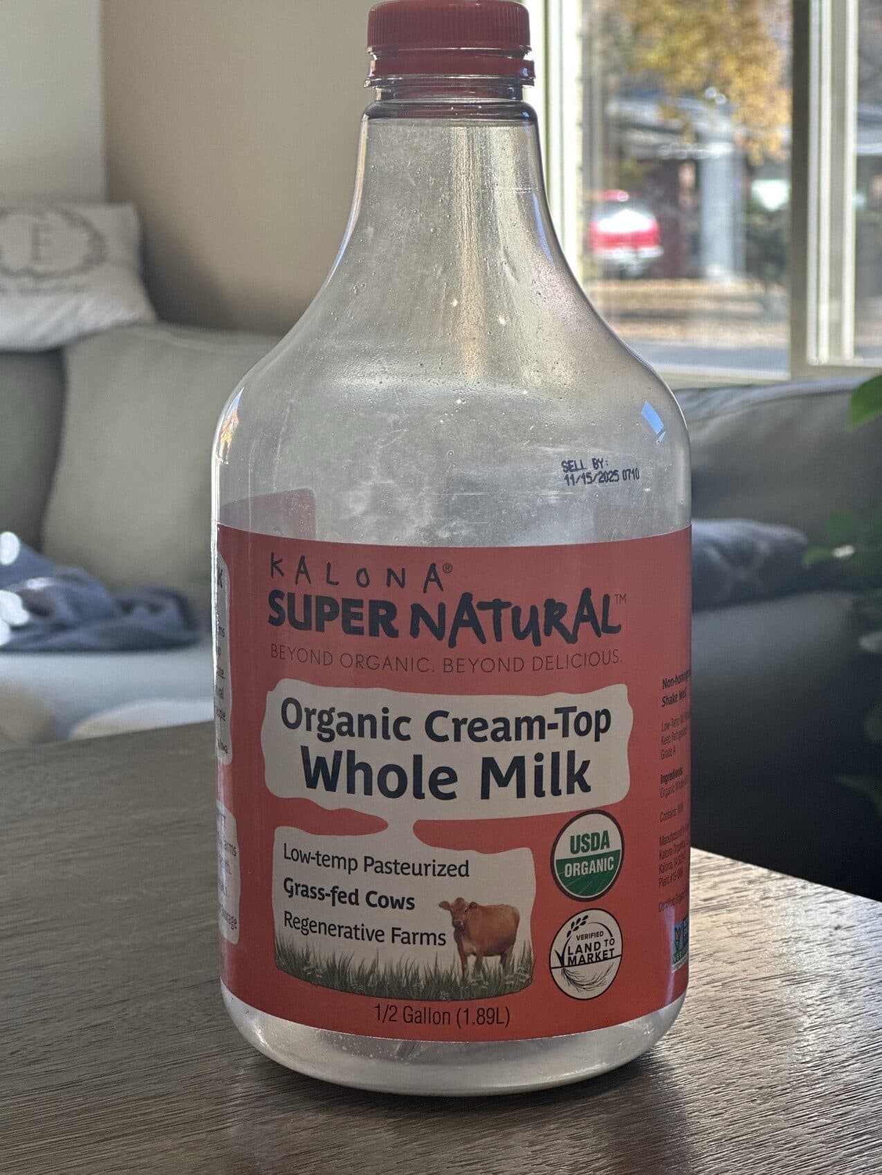 Kalona Super Natural Organic Cream-top Whole Milk packshot