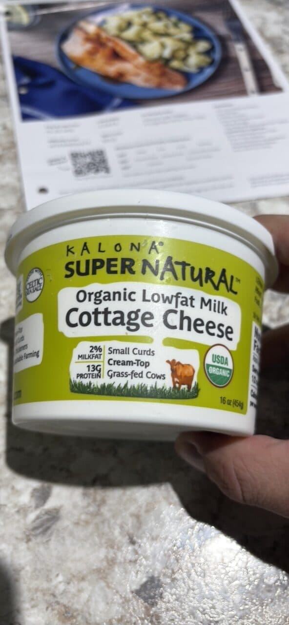 Kalona SuperNatural Organic Lowfat Milk Cottage Cheese packshot