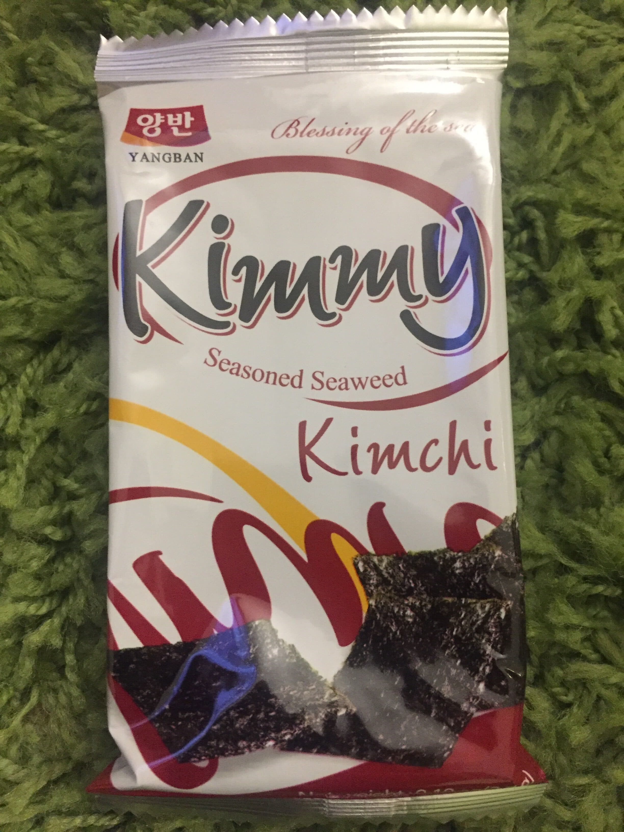 Kimmy Seasoned seaweed packshot