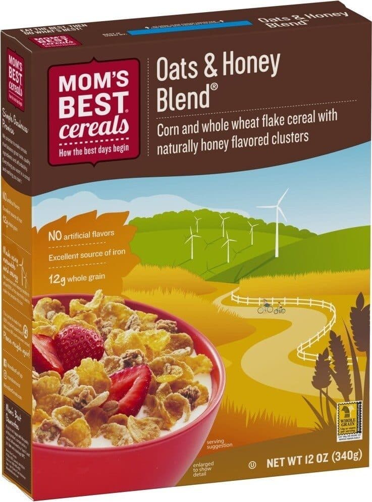 Mom Brands Moms best oats honey blend packshot