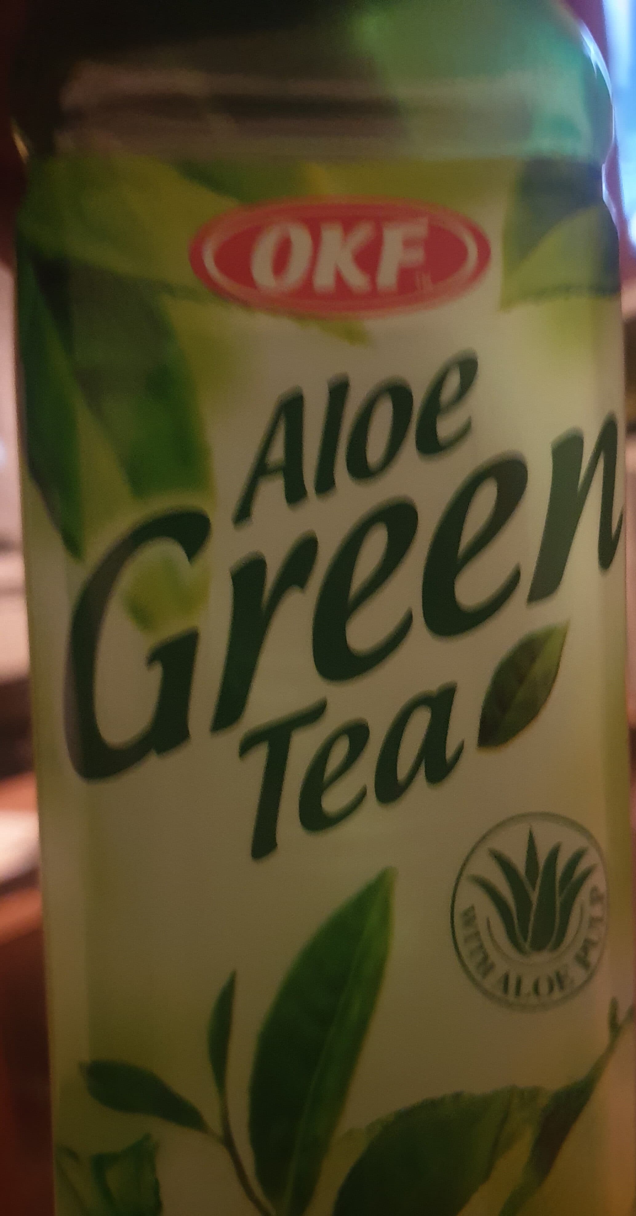 Open Food Facts Aloe green tea packshot