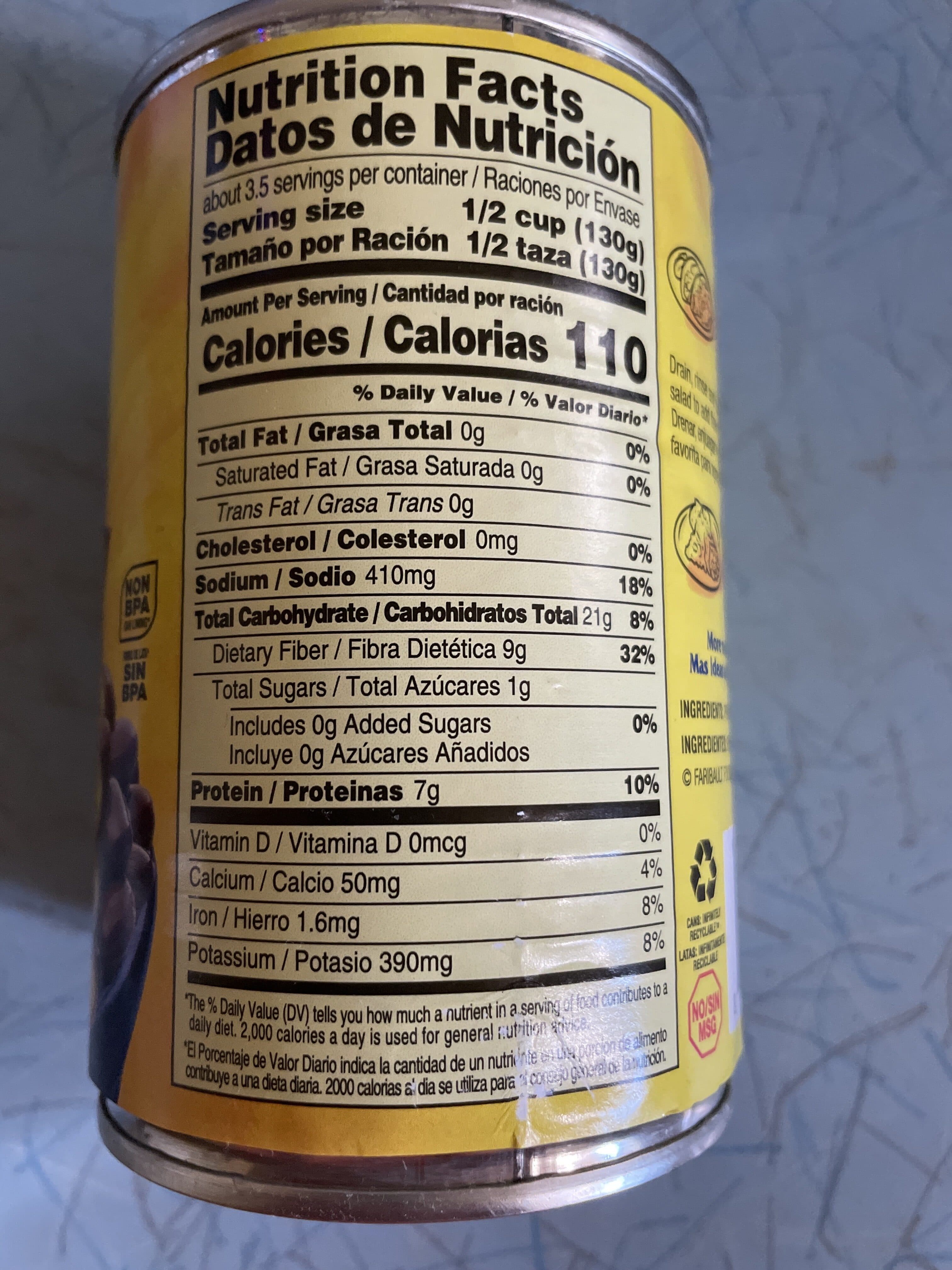 Sun Vista Black Beans packshot