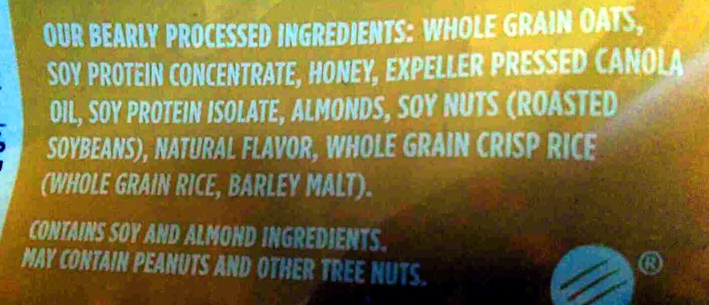 Bear Naked Honey Almond Granola packshot