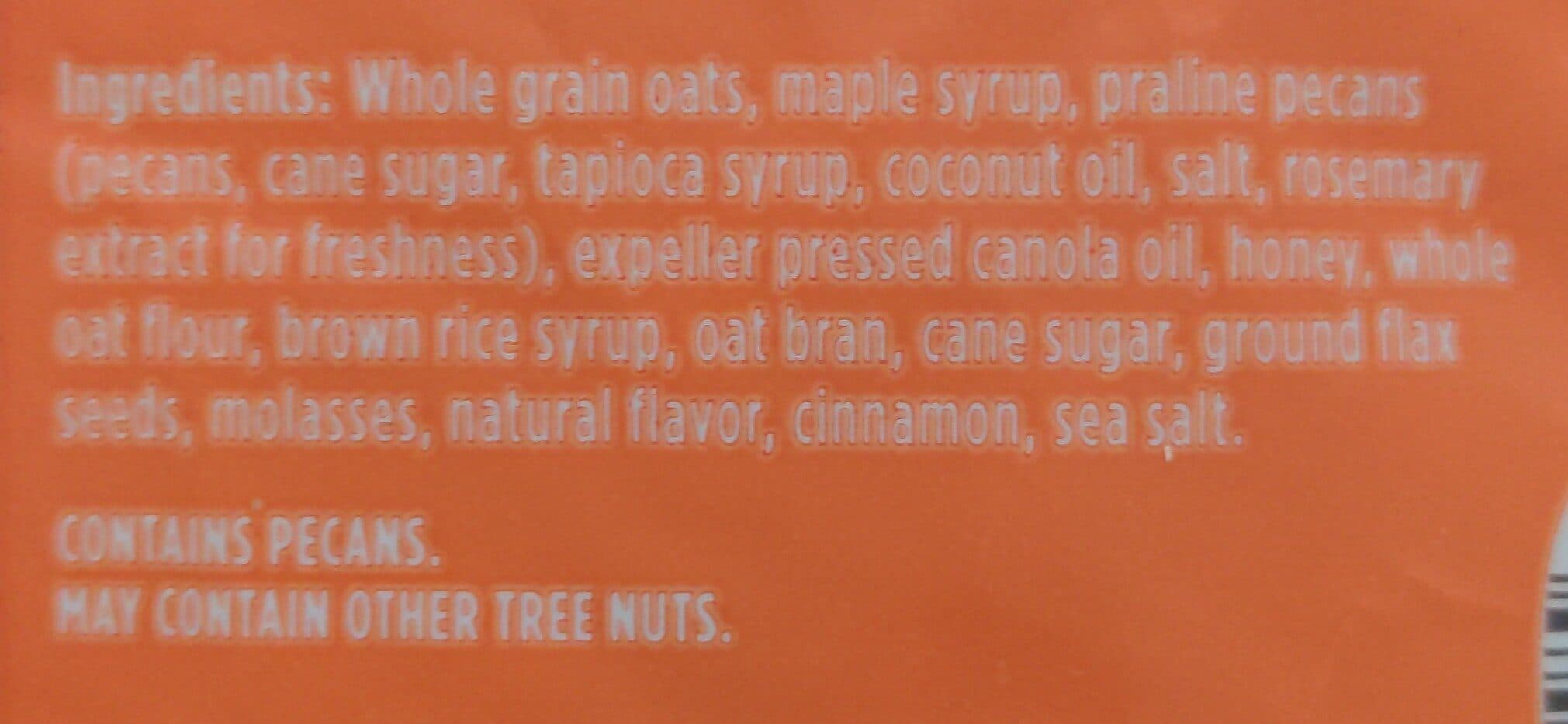 bear naked Maple Pecan Crumble packshot