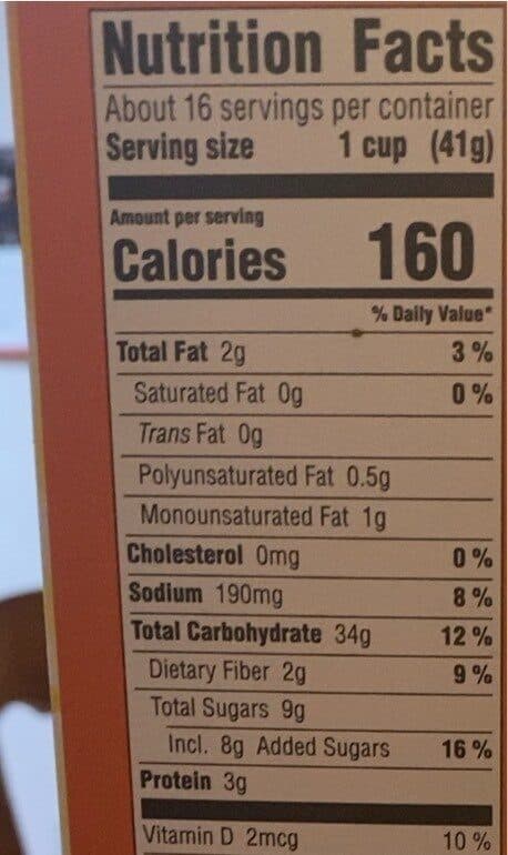 Post Crunchy Honey Roasted Cereal packshot