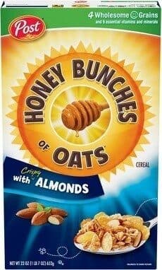 Post Honey Bunches of Oats with Almonds packshot