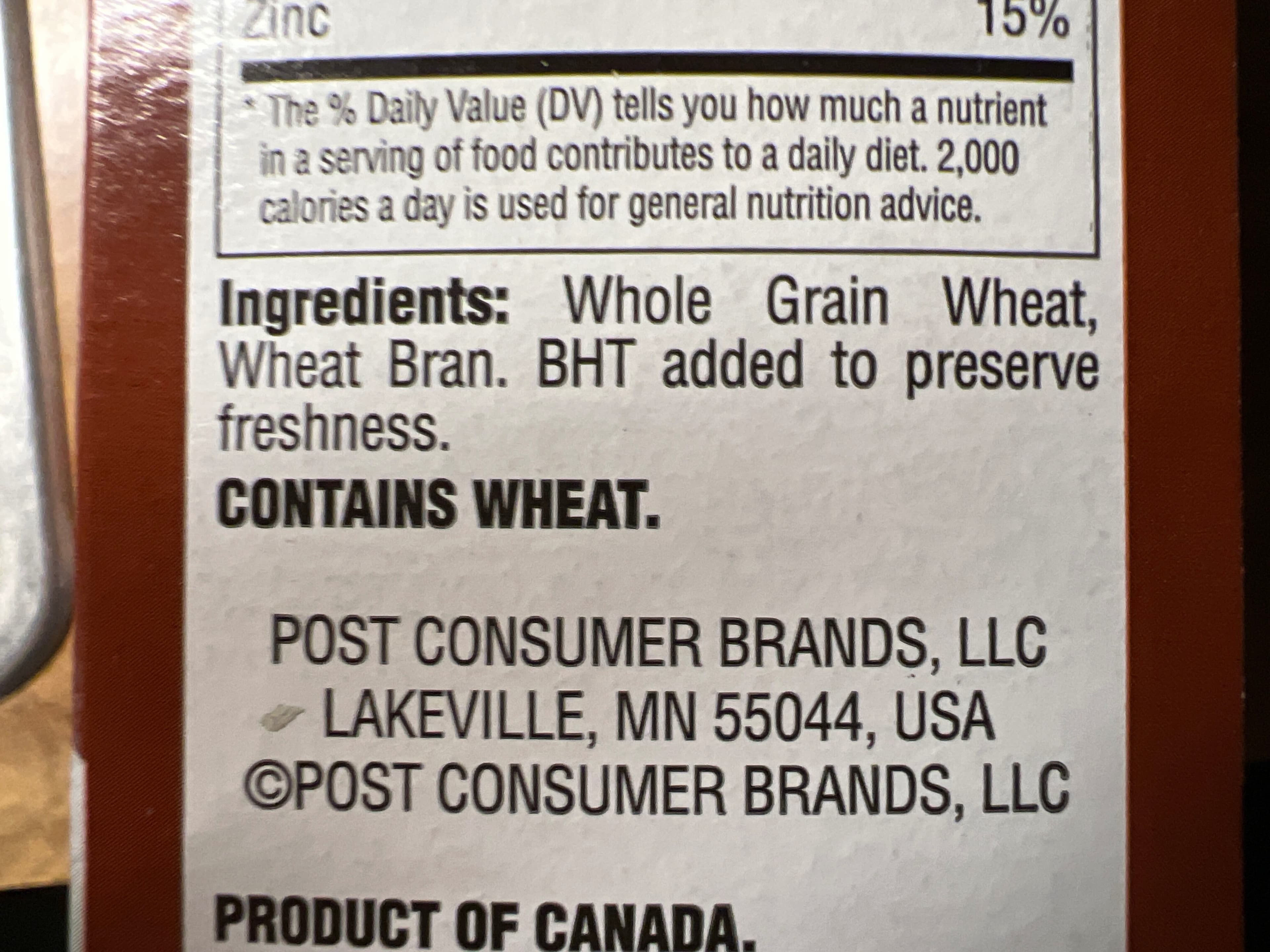 Post Shredded Wheat packshot