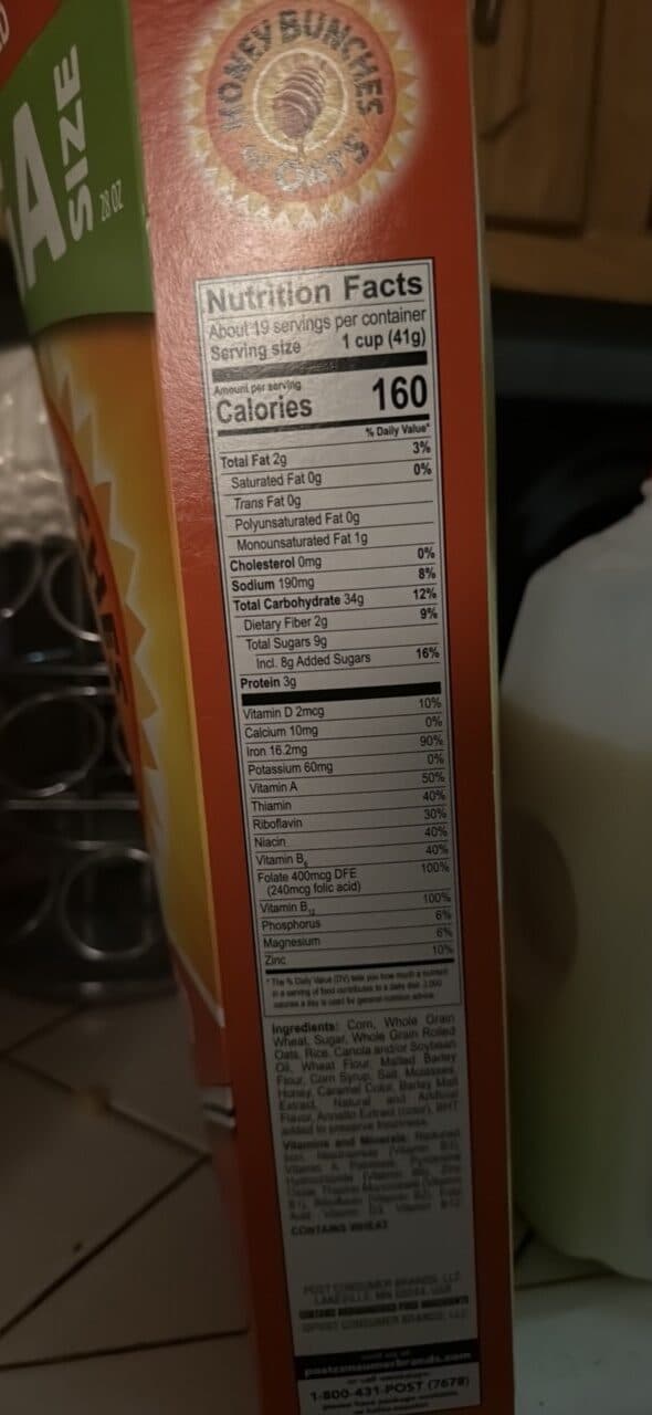 Post Honey Bunches of Oats Honey Roasted packshot