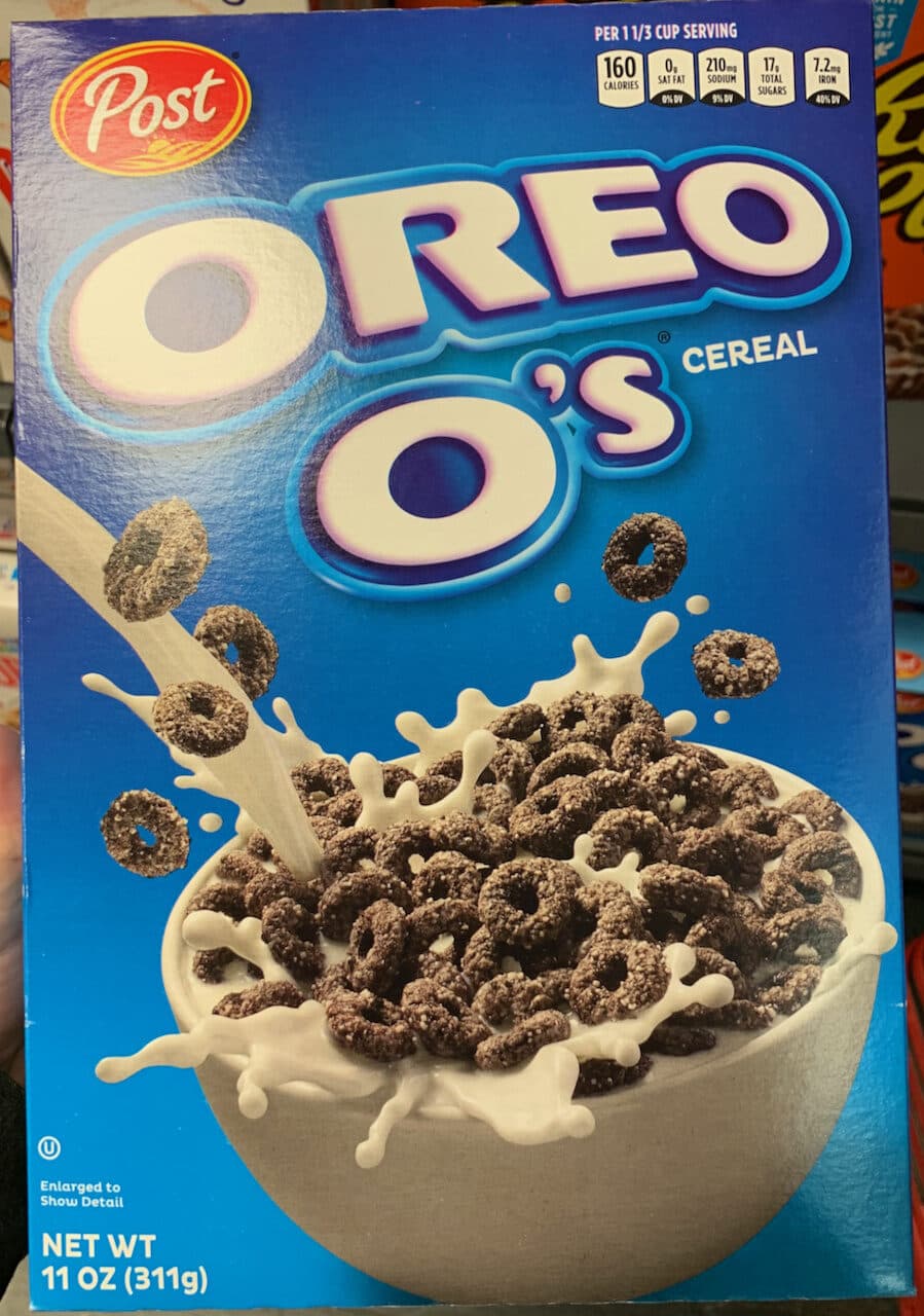 Oreo Oreo O's Cereal packshot