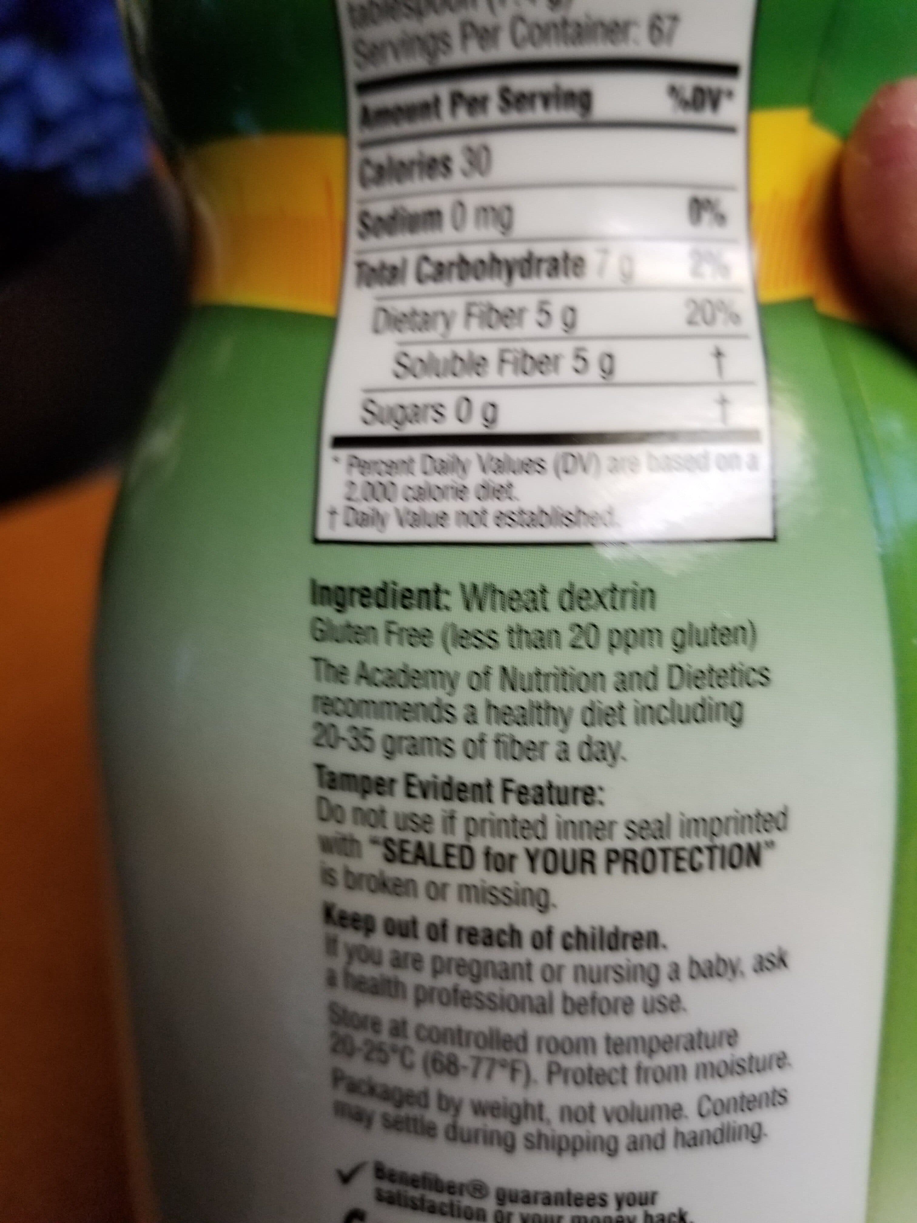 Novartis Benefiber packshot