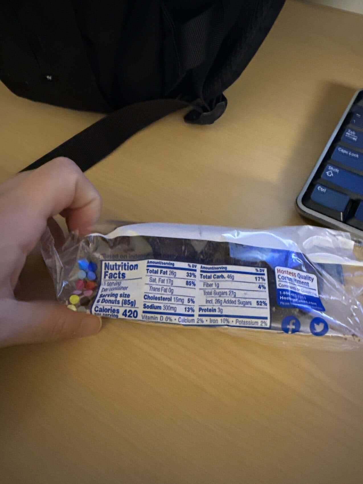 Hostess Donettes Double Chocolate Hostess packshot