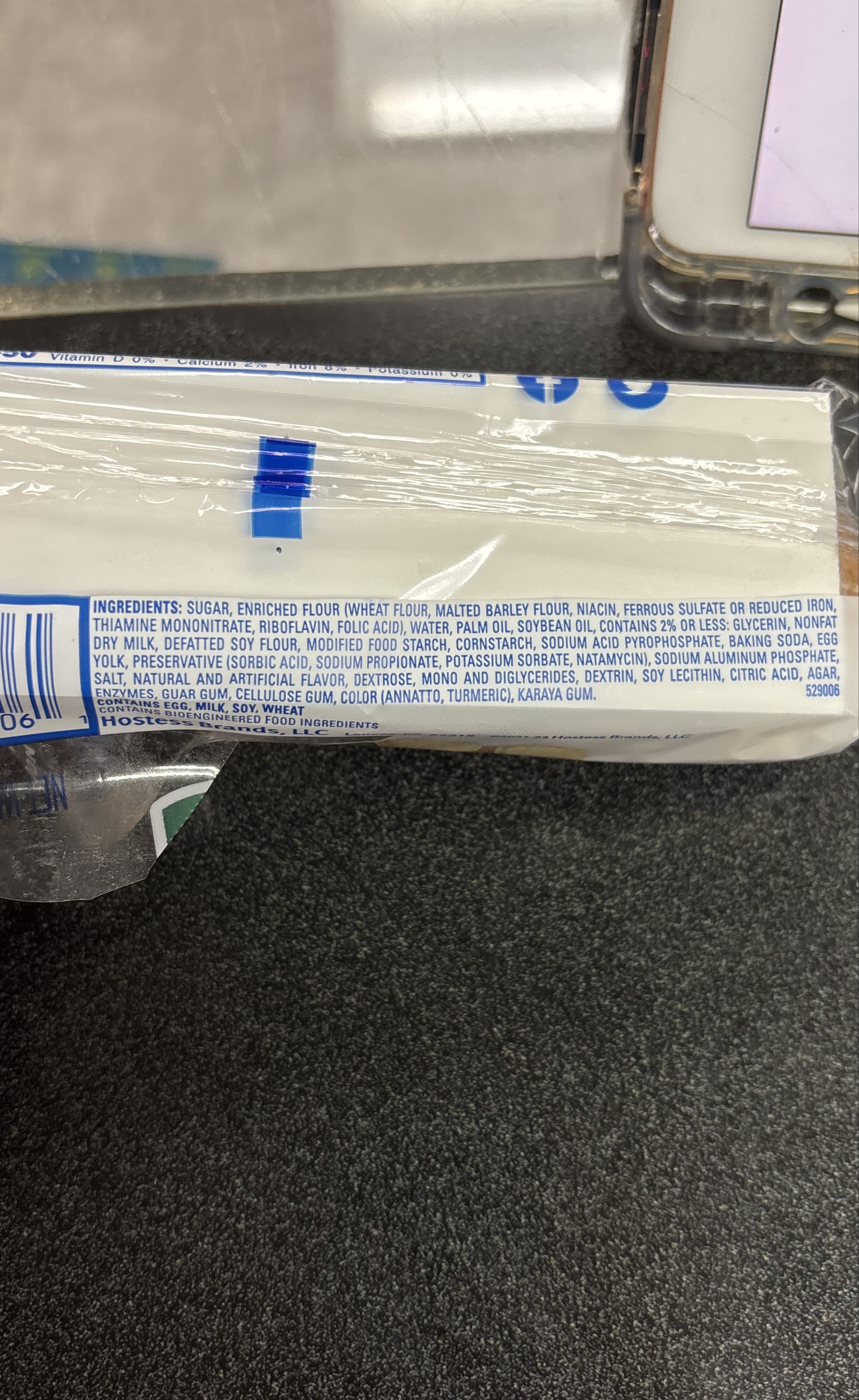 Hostess donettes Glazed packshot