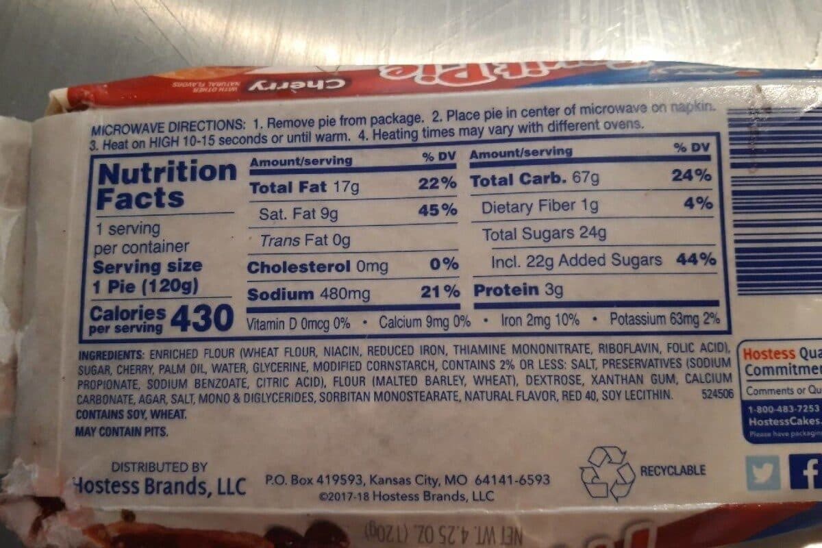 Hostess Hostess Cherry fruit pie, cherry packshot