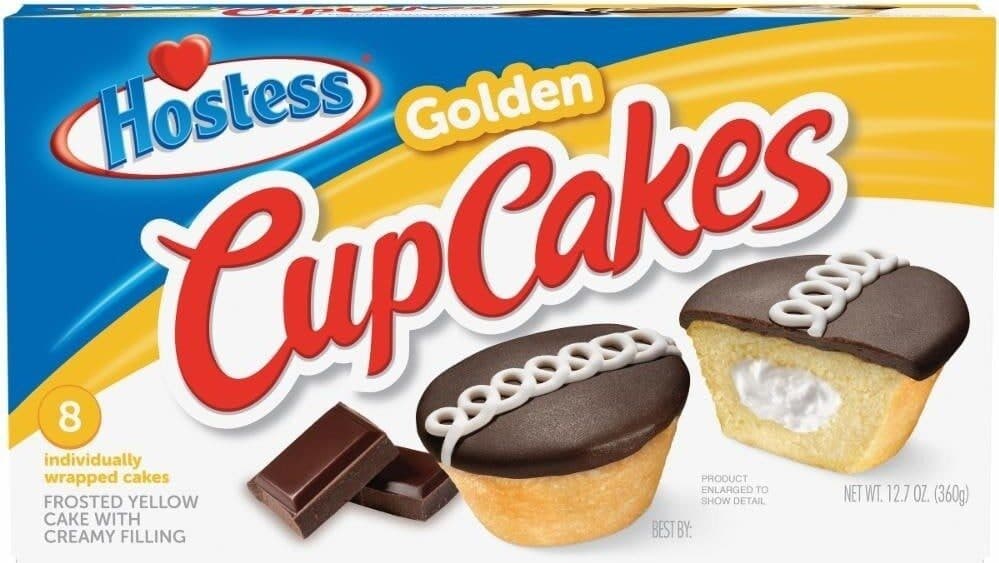 Hostess Frosted Golden Cake with creamy filling packshot