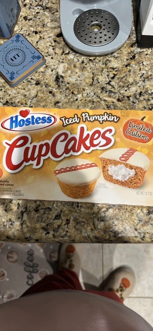 Hostess Iced Pumpkin CupCakes packshot
