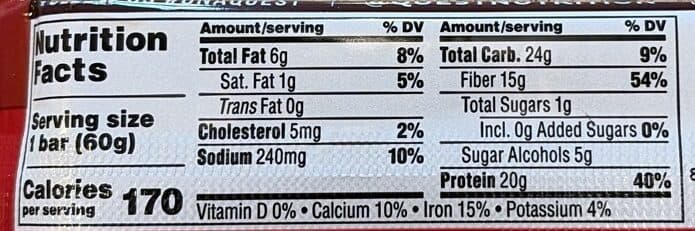 QUEST Chocolate Brownie Protein Bar packshot
