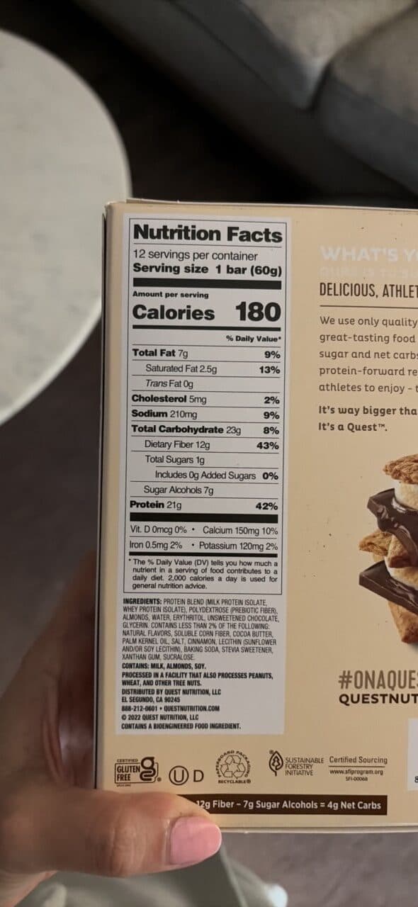 QUEST S'MORES packshot