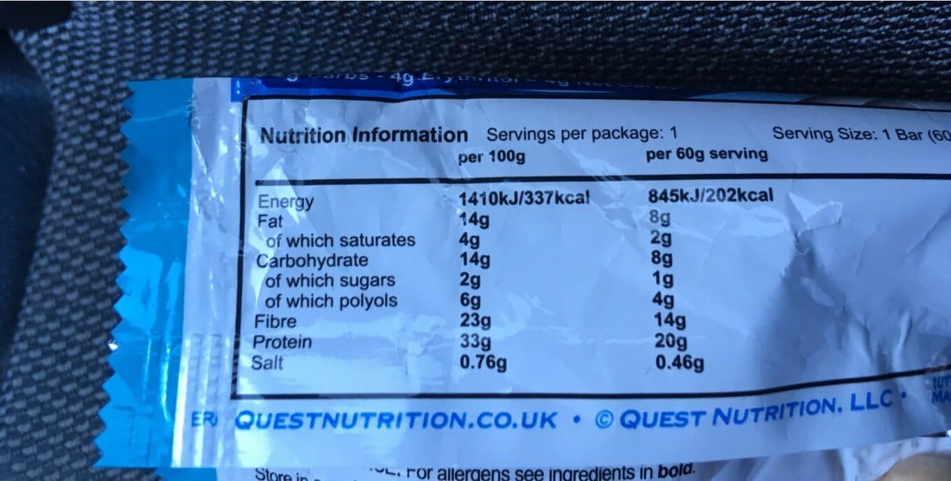Questbar Questbar Proteinbar Coconut Cashew packshot