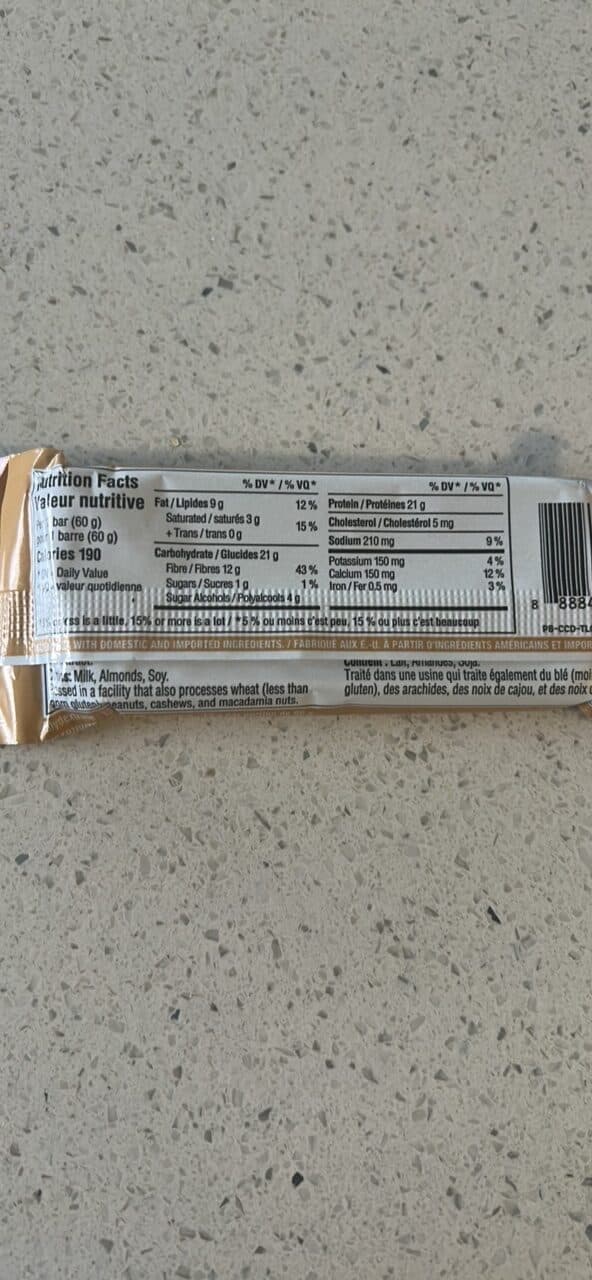 QUEST CHOCOLATE CHIP COOKIE DOUGH packshot
