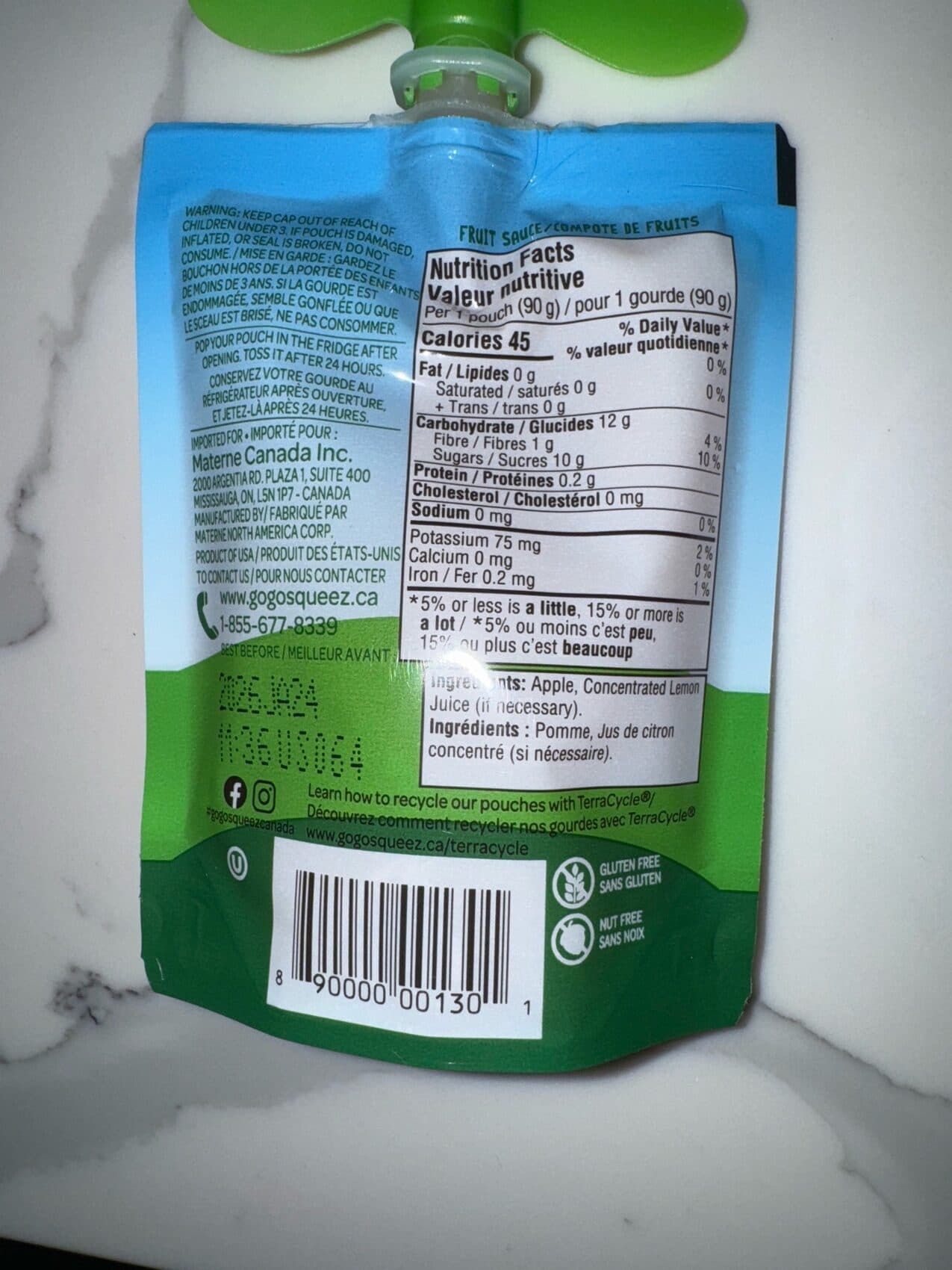 GoGo squeeZ apple apple packshot