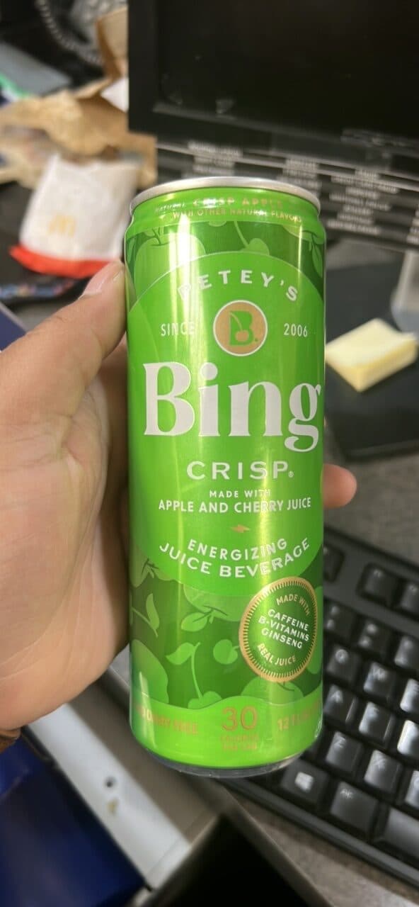 Bing Bing CRISP Energizing Juice Beverage packshot