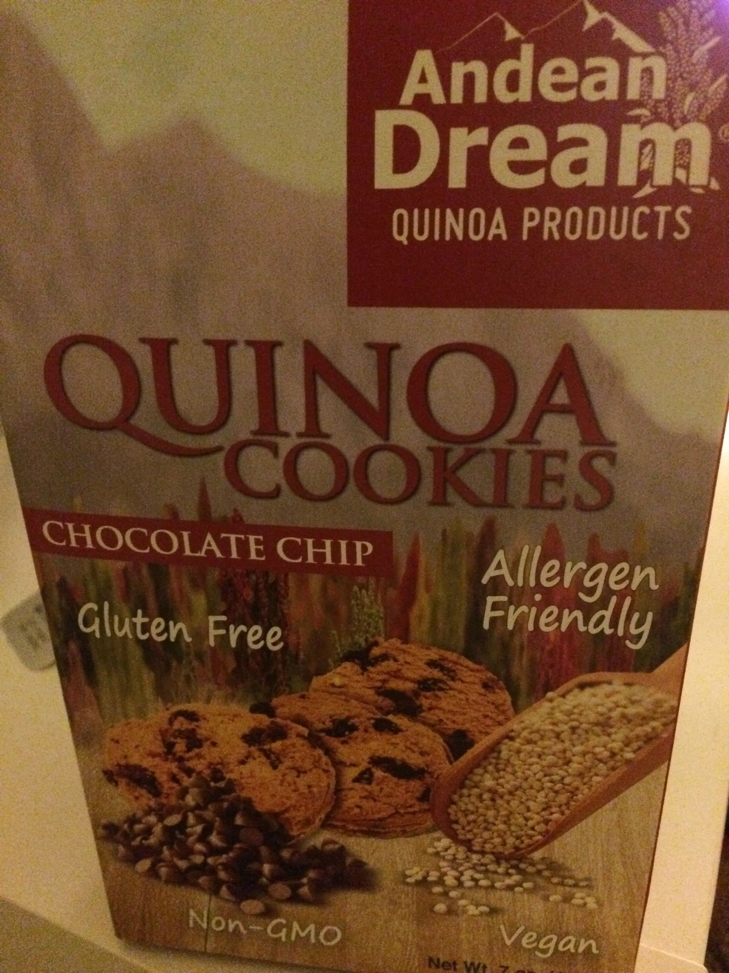 Andean dream Quinoa Cookies Chocolate Chip packshot