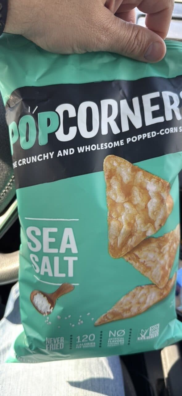 POPCORNERS SEA SALT POPCORNERS packshot