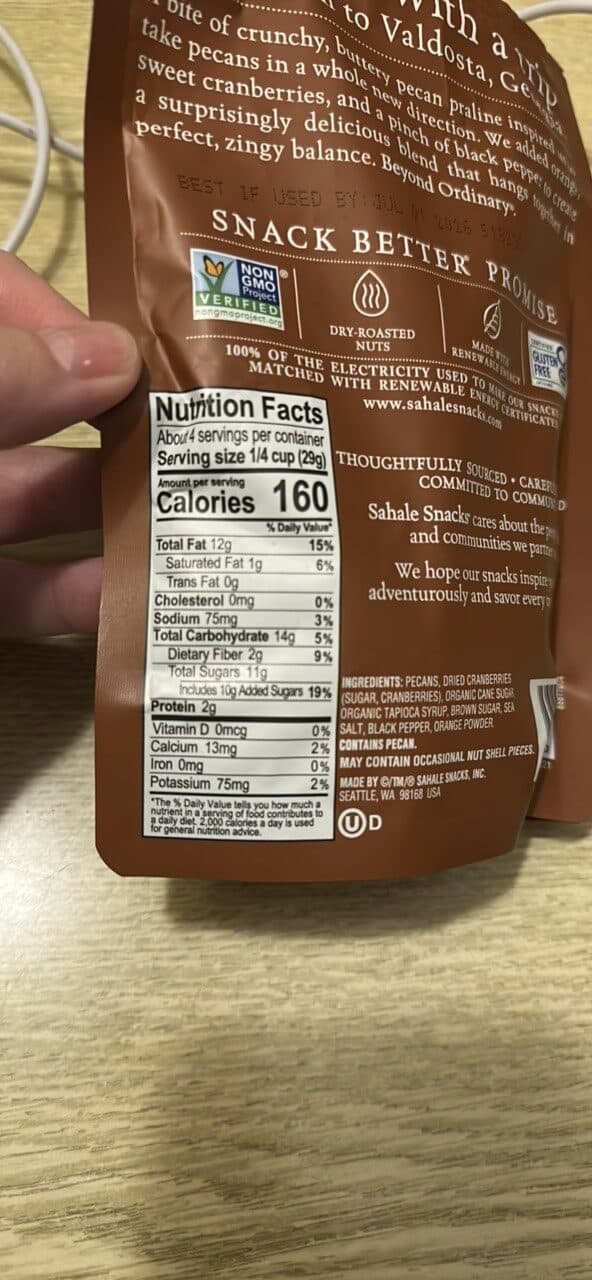 Sahale Snacks Valdosta Pecans Glazed Mix packshot