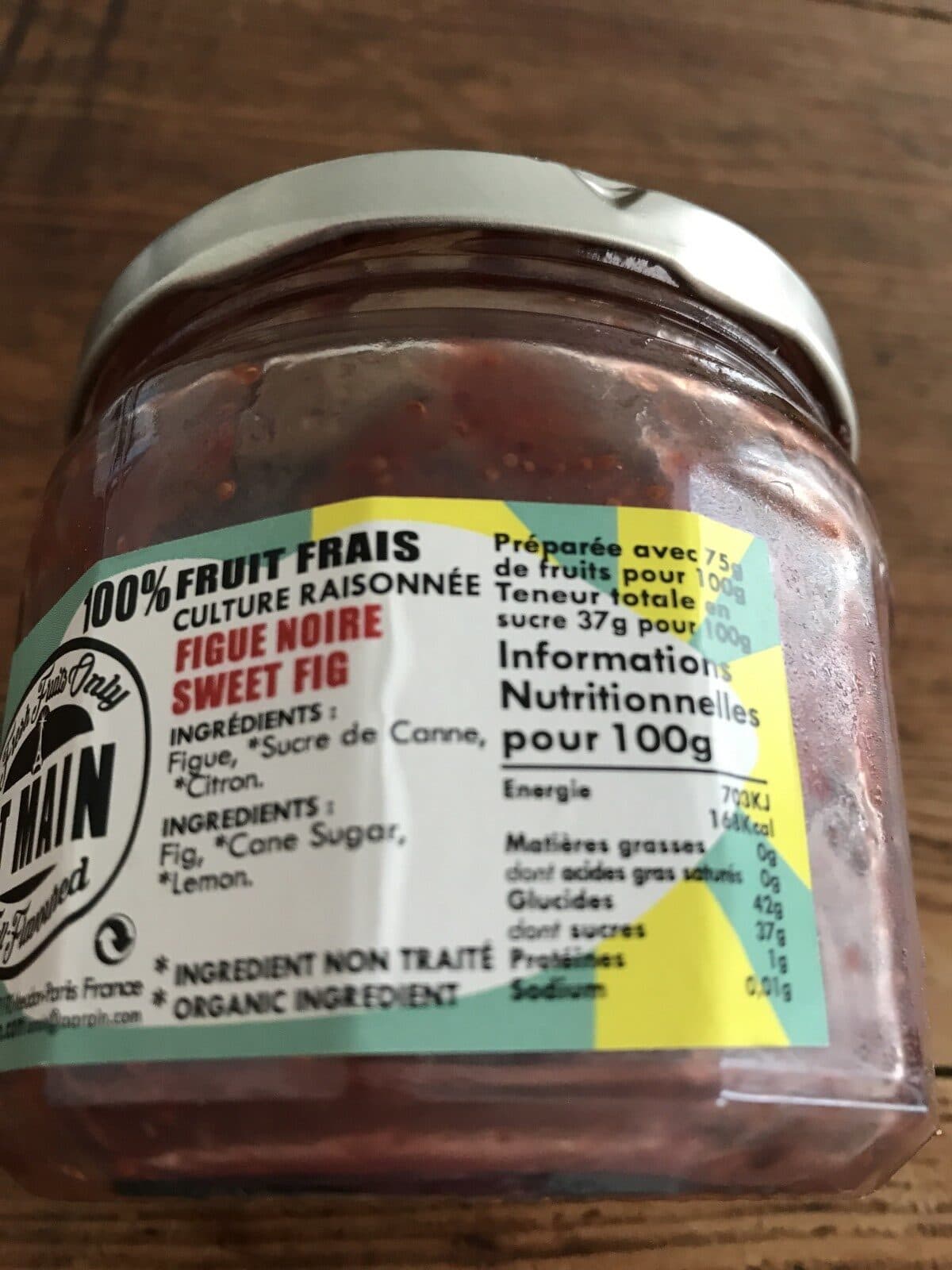 Fait Main Confiture de figue noire packshot
