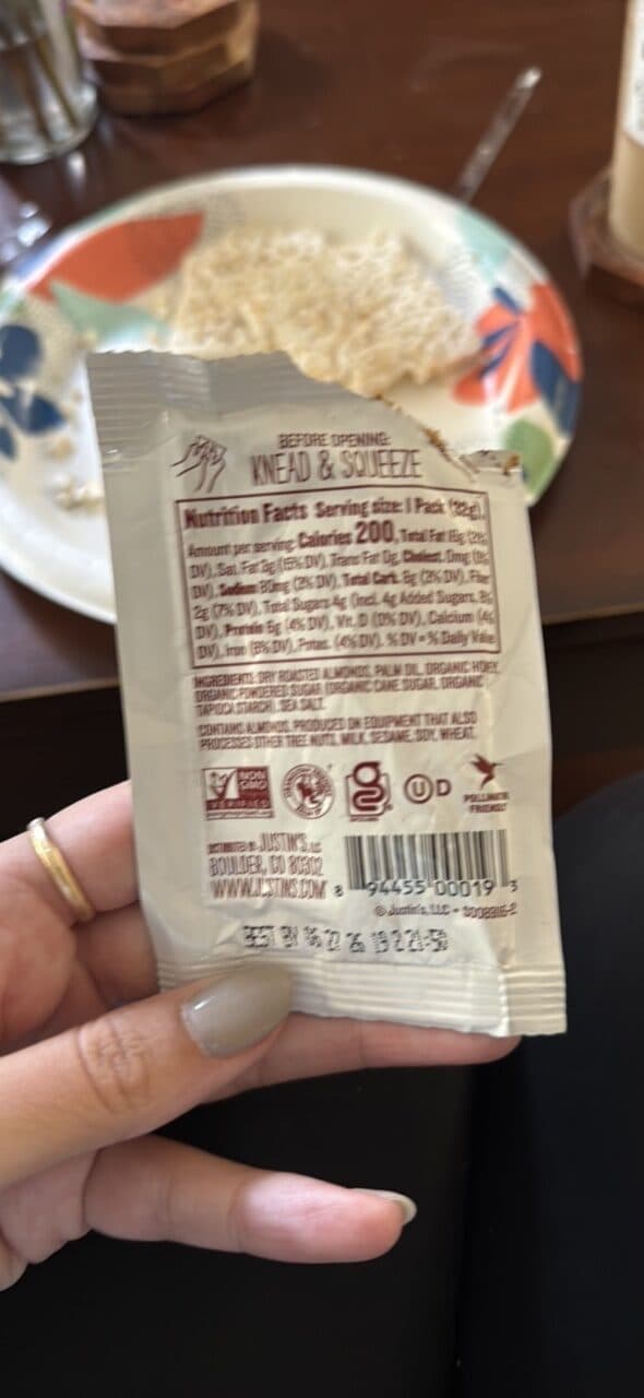 Justin's Honey Almond Butter packshot