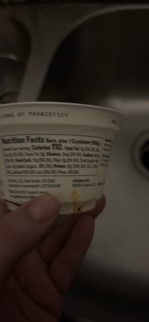 Chobani Yogurt packshot