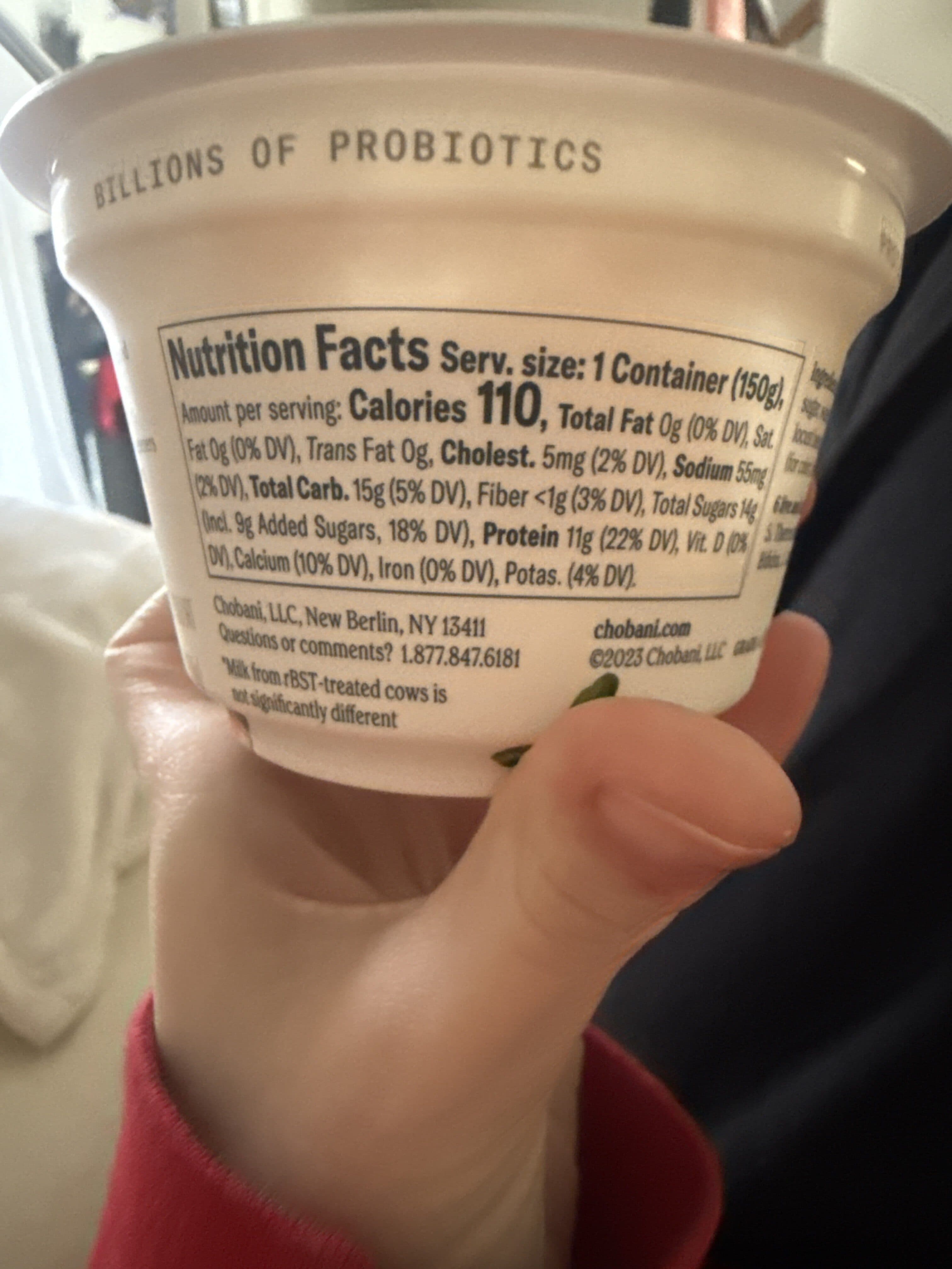 Chobani Greek Yogurt Strawberry on the Bottom packshot