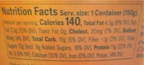 Chobani Greek Yogurt Orange & Cream Blended packshot
