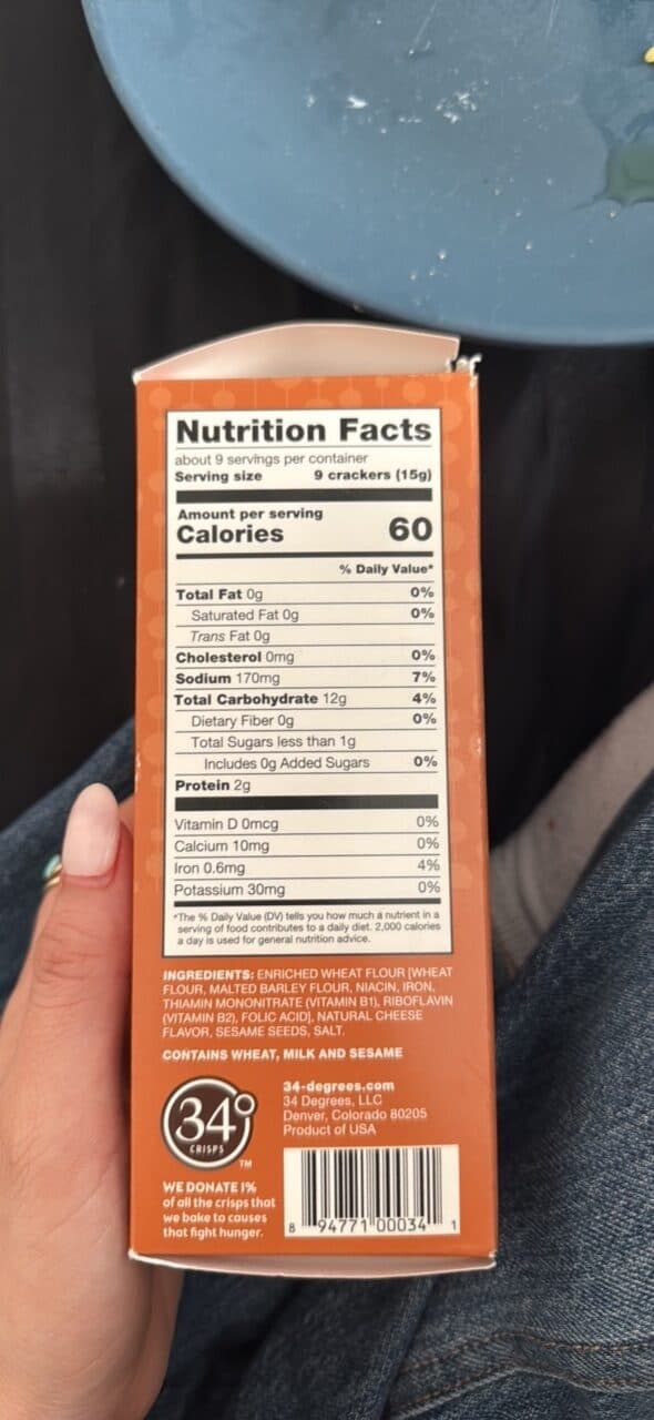 34 Degrees Original Crisps packshot