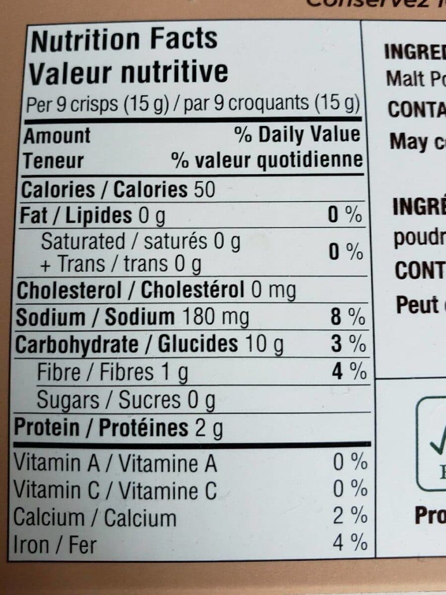 34 Degrees Crispbread whl grain packshot