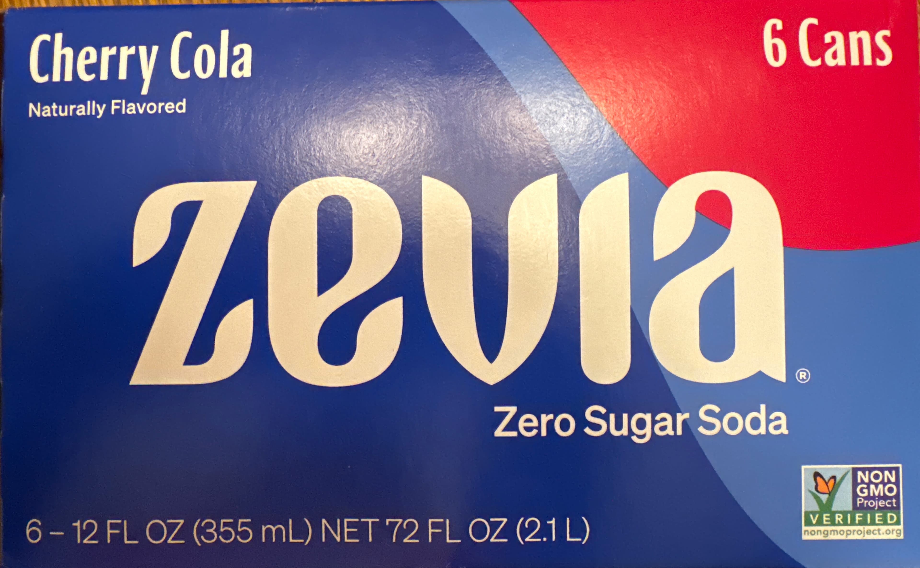 Zevia Zero Calorie Soda - Cherry Cola Naturally Flavored packshot