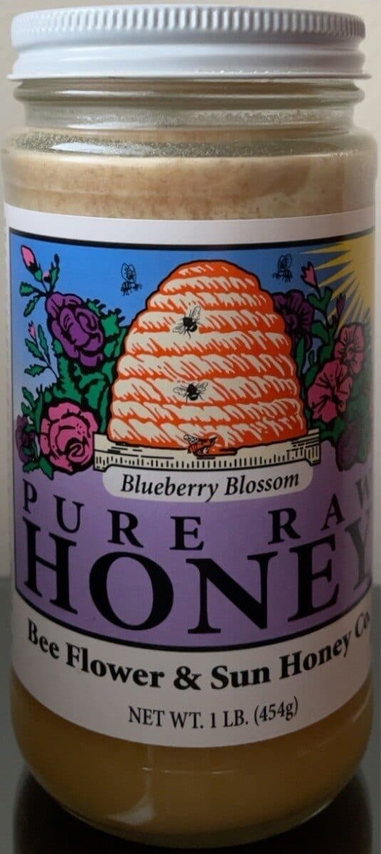 Bee Flower & Sun Honey Pure Raw Honey - Blueberry Blossom packshot