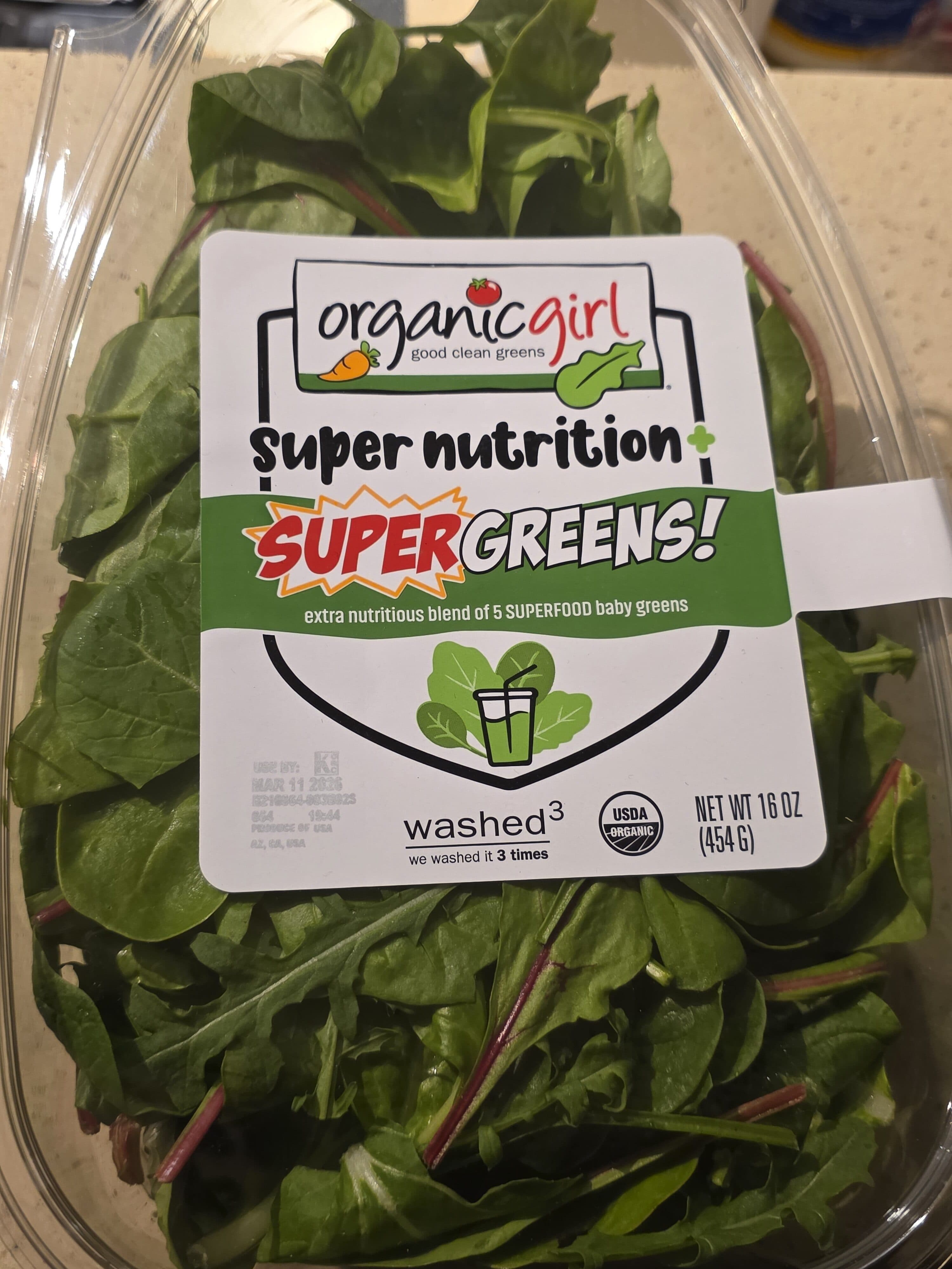 Organic Girl Organic Super Greens packshot