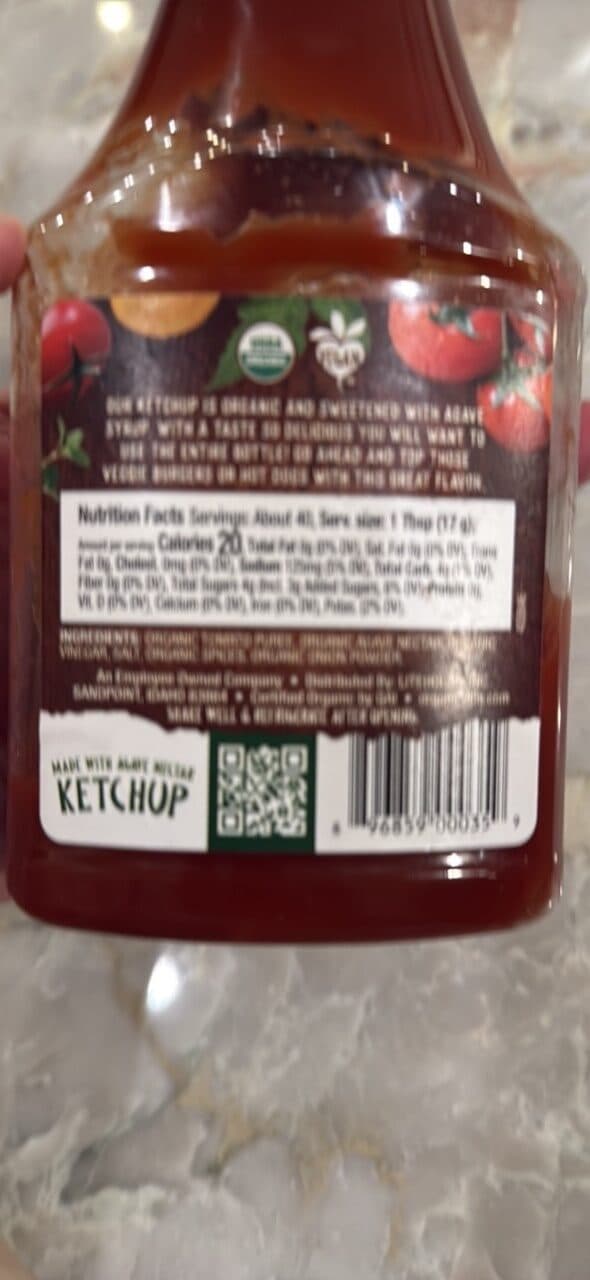 Organicville Ketchup packshot