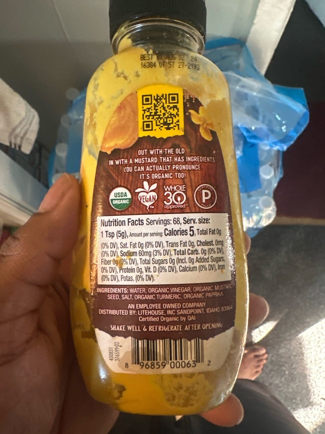 Organicville Organic Yellow Mustard packshot