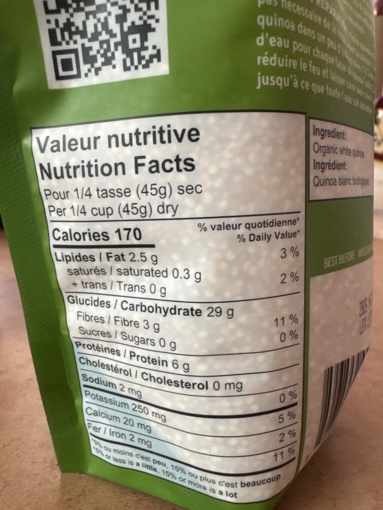 Gogo Quinoa White Royal Quinoa packshot