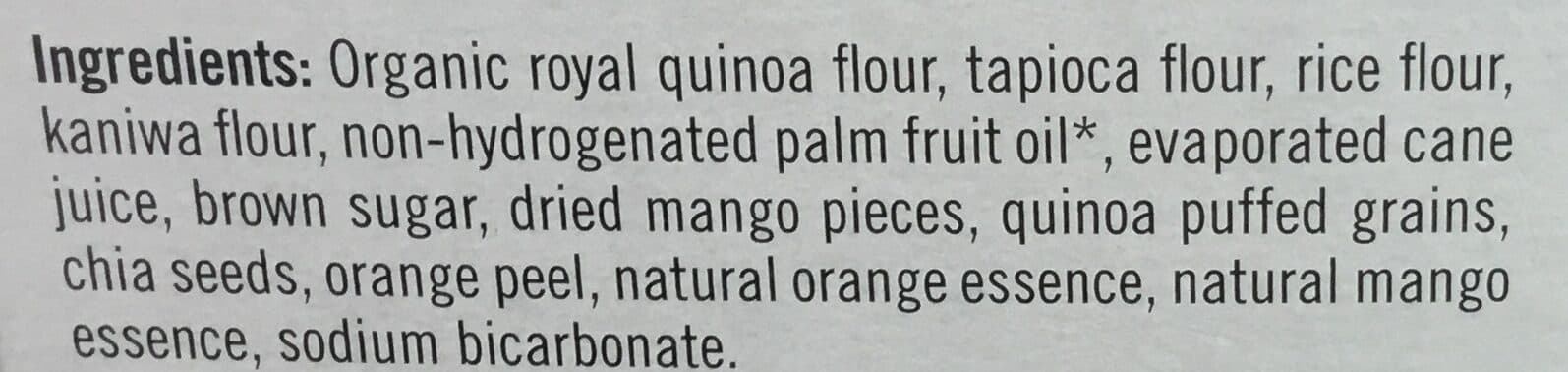 GoGo Quinoa Biscuit de quinoa cookies orange et mangue packshot