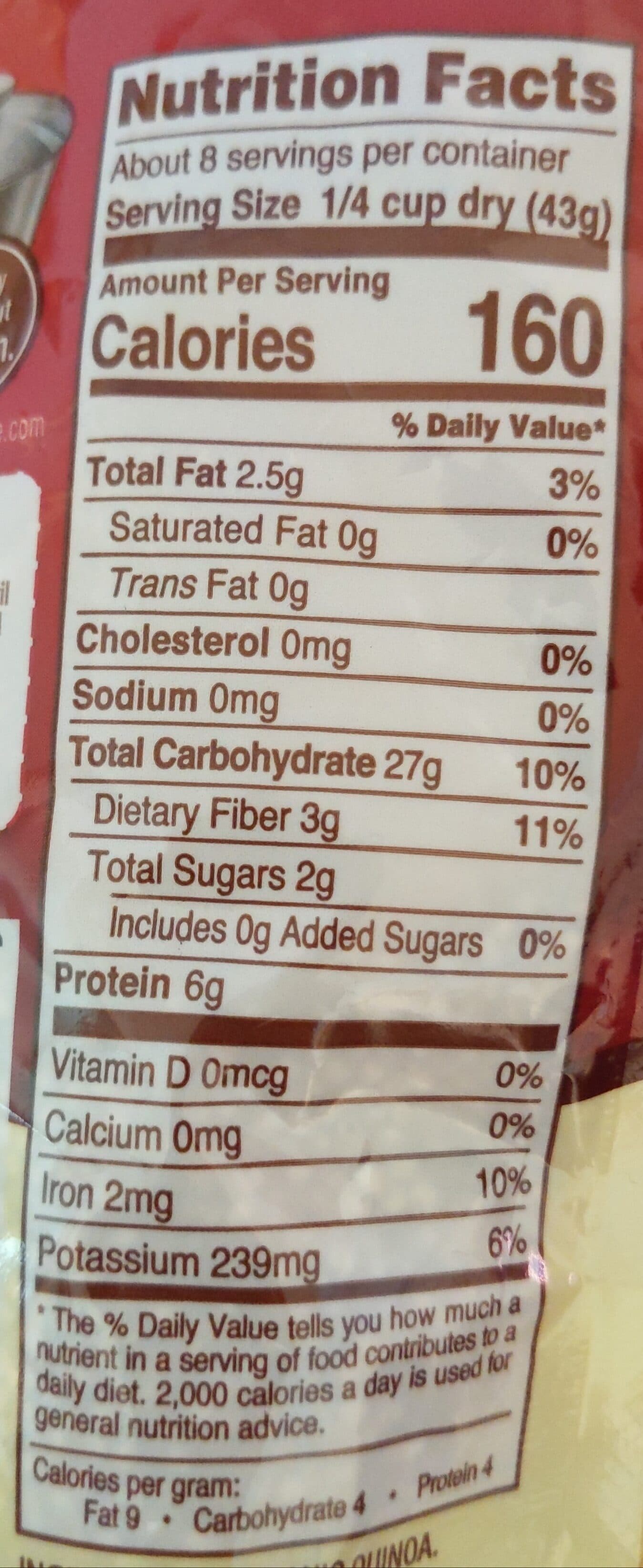 Nature's Earthly Choice Organic Premium Quinoa packshot
