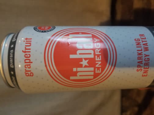 Hiball Sparkling energy water packshot